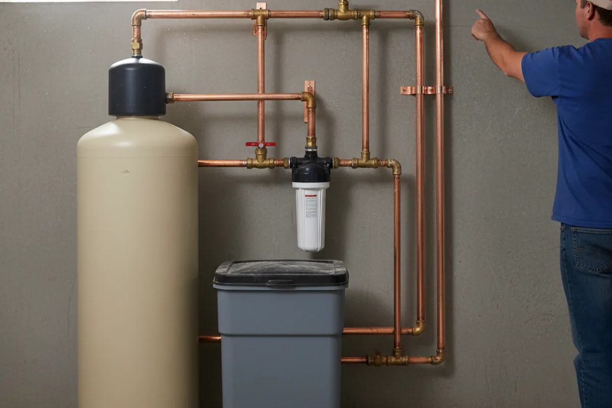 Whole-house water treatment system installed in Islandia